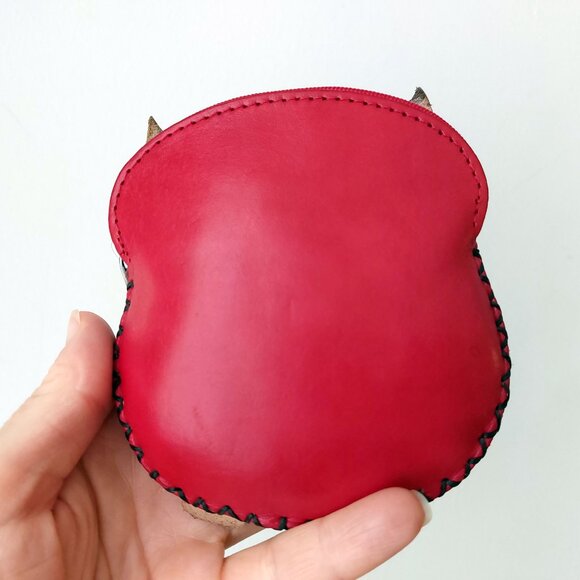 Owl Coin Purse Wallet Key Ring - Picture 3 of 4